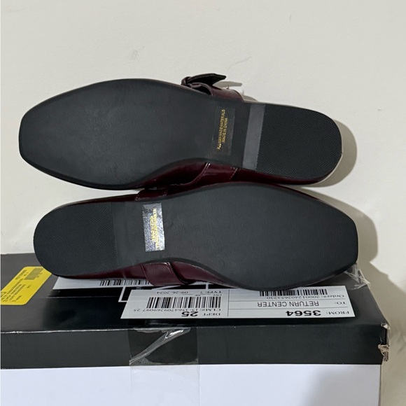 Dolce vitaWomen's Burgundy Mary Jane Shoes size 6.5 - Picture 7 of 8